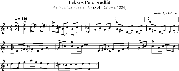 Pekkos Pers brudlt