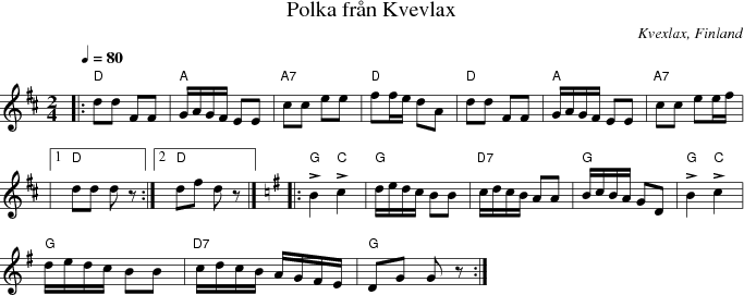 Polka frn Kvevlax