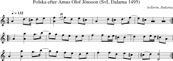 Polska efter Amus Olof Jnsson (SvL Dalarna 1495)