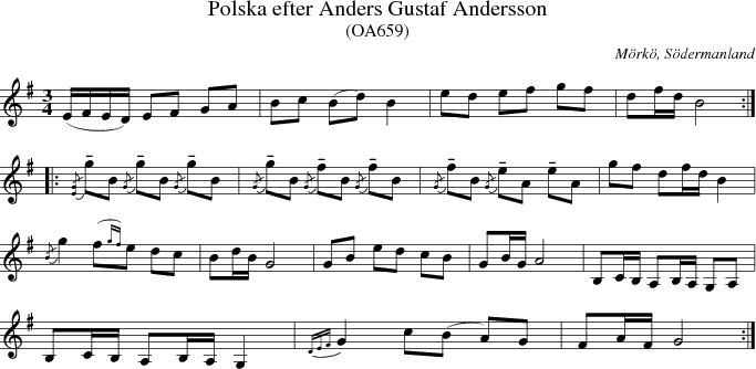 Polska efter Anders Gustaf Andersson