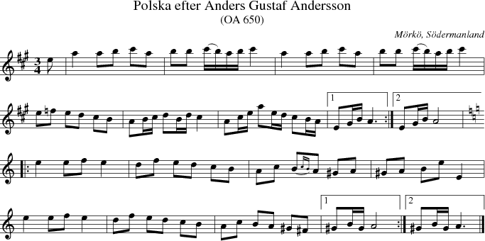 Polska efter Anders Gustaf Andersson