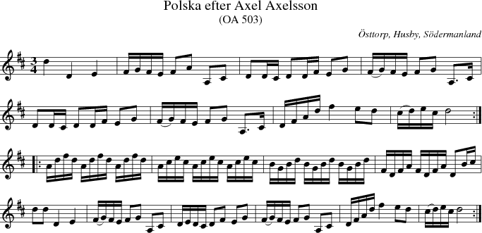 Polska efter Axel Axelsson