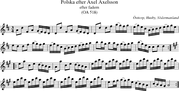 Polska efter Axel Axelsson