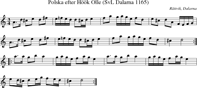 Polska efter Hk Olle (SvL Dalarna 1165)