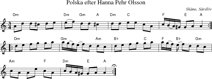 Polska efter Hanna Pehr Olsson