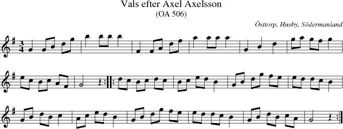 Vals efter Axel Axelsson