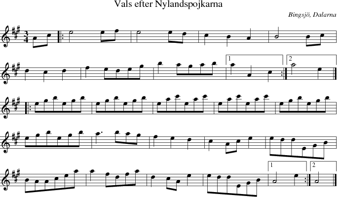 Vals efter Nylandspojkarna